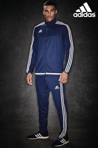 adidas Navy/White Track Top